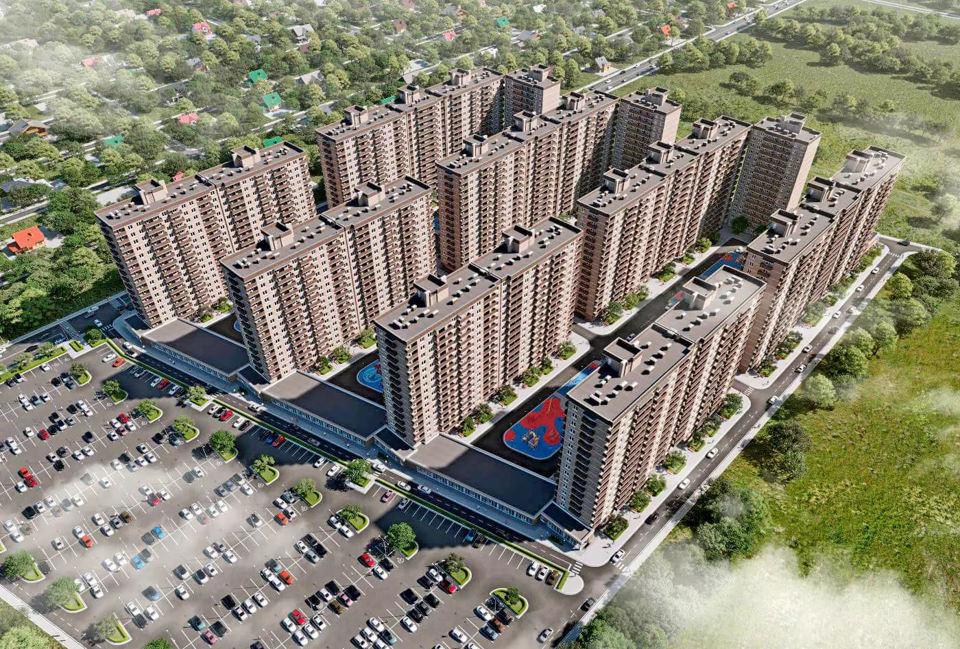 ЖК «Ракурс» — вид сверху